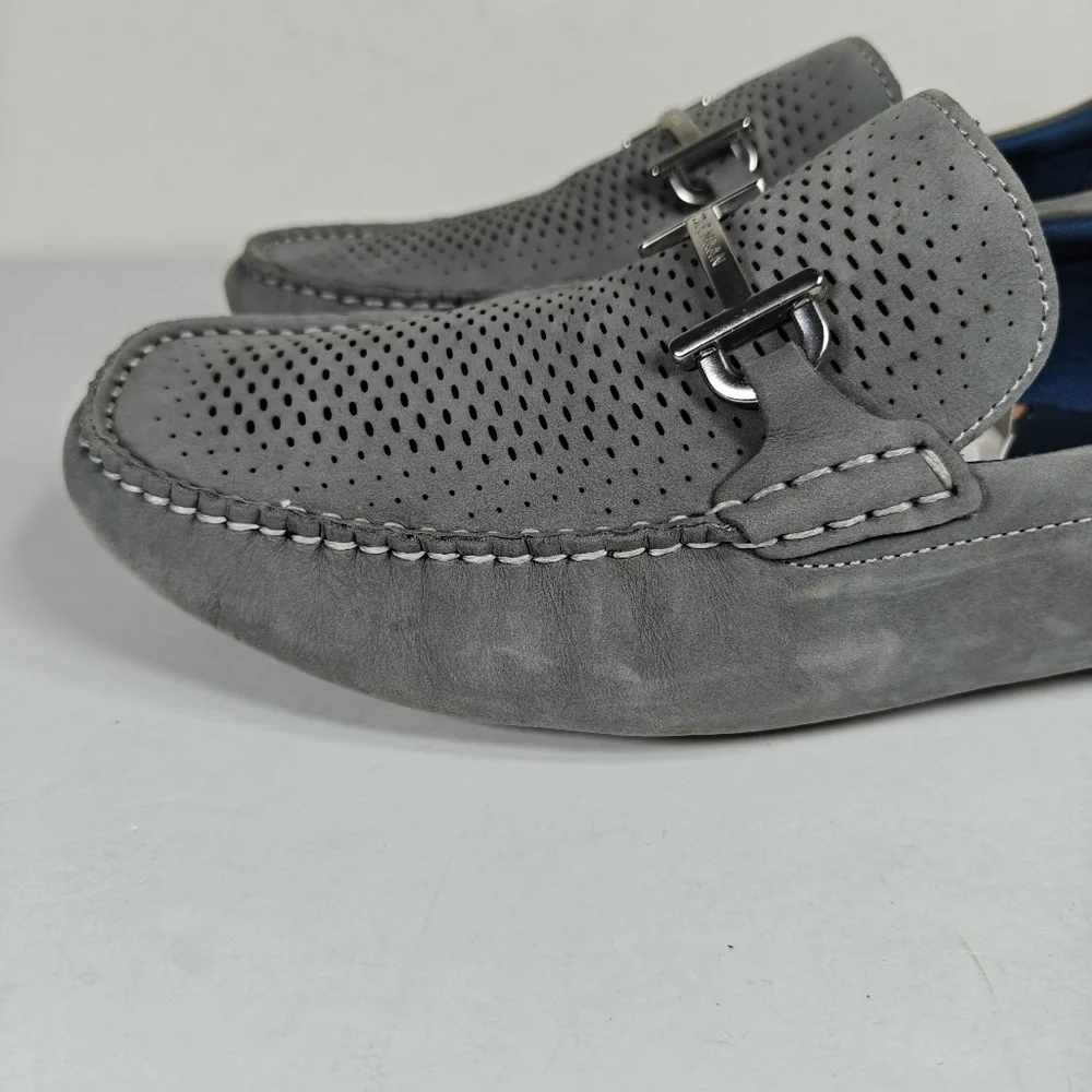 Cole Haan Grand Laser Cut Nubuck Bit Drivers Leather Sneaker Men's Shoe Sz 11.5M
